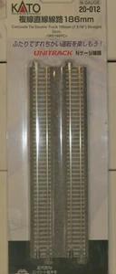 Kato N Scale 20-012 Unitrack Concrete Tie Double Track Strght 7 5/16'' 2 Pcs NEW - Picture 1 of 1