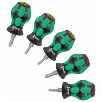 Wera 05008870001 Stubby Screwdriver Set (5 Piece Set) - Image 1 of 4