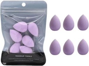 6pcs Mini Size Value Makeup Foundation Blender Sponge Puff Cosmetic Beauty Eggs - Picture 1 of 3