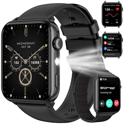 BLACKVIEW Smart Watch for Men Women(Answer/Make Call),Alexa Built-in 1.8"Fitness Tracker