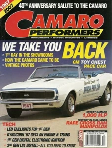 CAMARO PERFORMERS 2007 MÄRZ - PACE CAR, CROSS RAM MANI, LED TAILS, '67 DYNACORN - Bild 1 von 1
