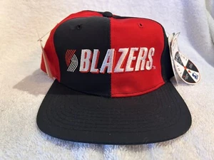 Vintage/Rare/New/Authentic Portland Trailblazers Cap Pinwheel Design (with Tags) - Picture 1 of 3
