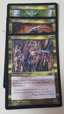 MTG Magic The Gathering Stronghold victual spined crystalline sliver gold creatu