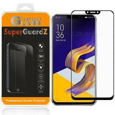 SuperGuardZ FULL COVER Tempered Glass Screen Protector For Asus ZenFone 5Z - Image 1 of 4