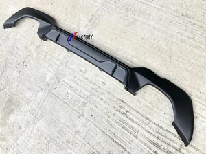 MATTE BLACK P STYLE POLYPROPYLENE REAR DIFFUSER SPOILER FOR BMW G20 G21 M340i - Picture 1 of 3