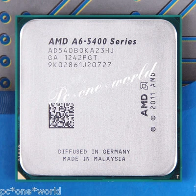100% OK AD540BOKA23HJ AMD A6-Series A6-5400B 3.6 GHz dual-core Processor CPU FM2 - Image 1 of 2