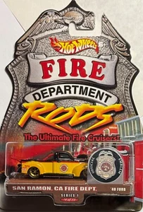 Hot Wheels 2000 Fire Dept. Rods, '40 Ford, San Ramon California - Picture 1 of 1