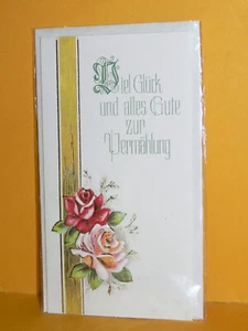 Viel Glück und alles Gute zur Vermählung - Glückwunschkarte - Neu&Ovp - - Bild 1 von 1