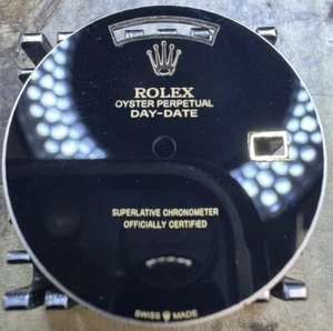 Rolex Quickset President esfera de piedra de ónix personalizada para Ref. 18038 18238 118238 - Imagen 1 de 2