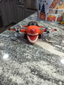Fisher-Price IMAGINEXT Sky Racer Series Orange Flying Tiger Shark Plane - Picture 1 of 5