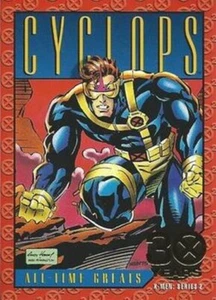 1993 X-Men Series 2 Gold Foil - G-2 Cyclops **RARE CARD** - Picture 1 of 2
