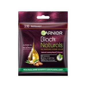 1 Garnier Hair Colouring Crème Grey Coverage Softening Increased Shine Burgundy - Picture 1 of 9