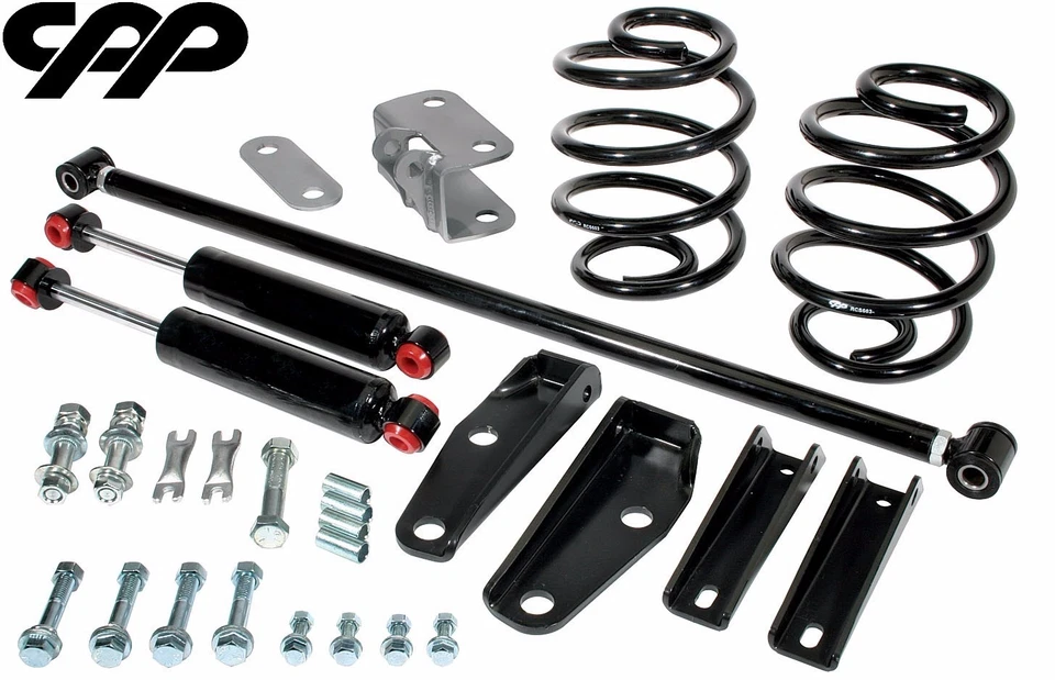 Kit completo de descenso trasero de 5" para camioneta Chevy C10 65-72 Foto 1 de 4