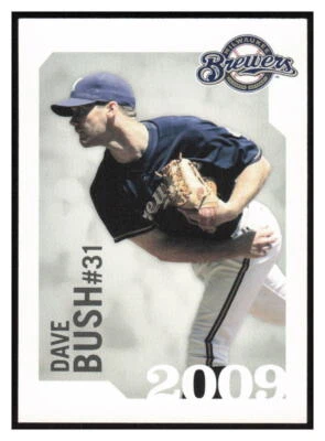 2009 Milwaukee Brewers Police #NNO Dave Bush Two Rivers - Image 1 of 2