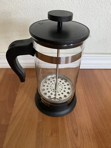 Ikea ~ Single Serving ~ French Press Coffee Pot ~ 6" - Picture 1 of 10