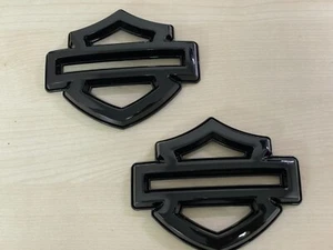 Harley Davidson CVO Emblems, Black Metal sized for Gas Tank! - Picture 1 of 4