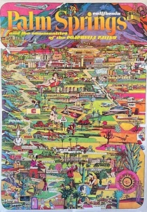 Palm Springs Poster Handelskammer Moderne Sony Bono Werbegeschäft - Bild 1 von 9