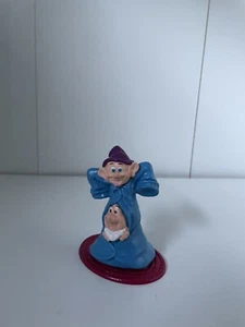 Vintage 1993 Disneys Schneewittchen Zwerge Dopey and Sneezy Spinning McDonald’s Spielzeug - Bild 1 von 1