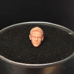Blank 1/18 Scale The Resident Evil Chris Head Sculpt Unpainted Fit 3.75" Figure - Picture 1 of 3