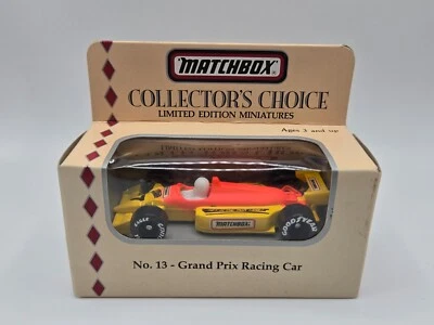 Matchbox Collectors Choice 1994 Limited Edition Mini No 13 Grand Prix Racing Car - Image 1 of 4