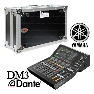 Yamaha DM3-D Digital Mixing Console Dante + Fitted Road/Flight Case XS-YDM3MDLZ - Image 1 of 4