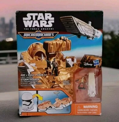Star Wars Micro Machines Playset First Order Stormtrooper NEW - Image 1 of 4