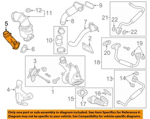 GM OEM 14-19 CTS Engine Turbocharger Components-Adapter 12645260 - Foto 1 di 2