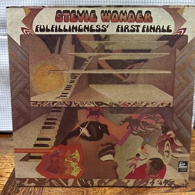 STEVIE WONDER - Fulfillingness First Finale - VINYL LP - Aus STMA 8019 (R5.6) - Image 1 of 4