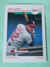 1991 Line Drive AAA #45 Jeff Schulz - Buffalo Bisons 