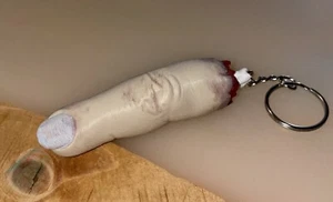 3D Printed Realistic Finger Keychain - Picture 1 of 3