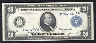 FR. 980 1914 $20 FRN FEDERAL RESERVE NOTE RICHMOND, VA CHOICE UNCIRCULATED - Image 1 of 2
