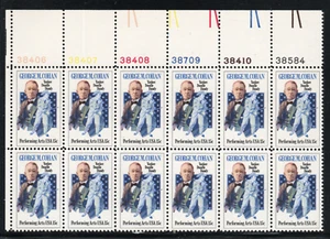 ALLY'S STAMPS US Plate Block Scott#1756 15c George Cohan [12] MNH F/VF [W-64b] - Picture 1 of 1