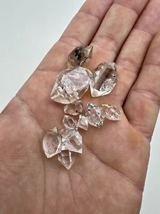 12 gemme diamanti originali Herkimer di New York grado gioielli 9-27 mm, 23,4 grammi - Foto 1 di 7