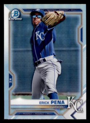 2021 Bowman Chrome Draft Refractors #BDC178 Erick Pena - Image 1 of 2