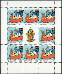 DENMARK. 2002. 32 Kr. Cartoons, sheetlet, MNH (SM3) - Picture 1 of 1