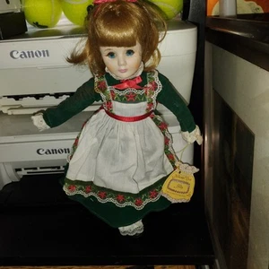 Nostalgische Puppe Sally Enesco 1983 Ära Porzellan Kopf & Hände Sammlerstück Vintage - Bild 1 von 8