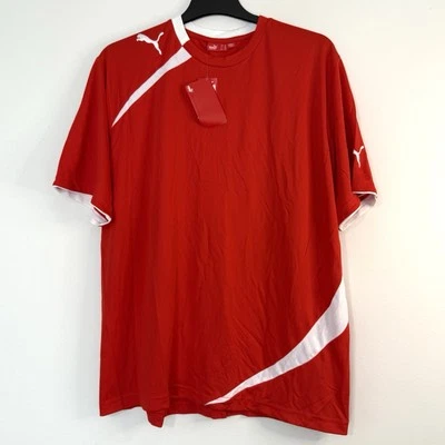 Puma United Red & White Soccer Training Jersey Size XL New With Tags - Изображение 1 из 4