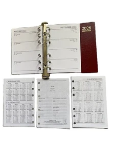 A6 Diary Inserts 2026 suitable for Mulberry Agenda 98x142mm 64 Pages Tellon - Picture 1 of 2