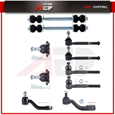 Fit For 1995-2000 Chevrolet K2500 Front Upper Tie Rod End Ball Joint Suspension - Image 1 of 4