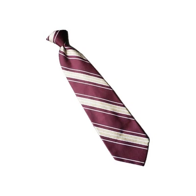 Corbata de Colección Años 70 Pargo Repp Rayas Clip En 3.75"W Disfraz de Ancla DEFECTOS Foto 1 de 4