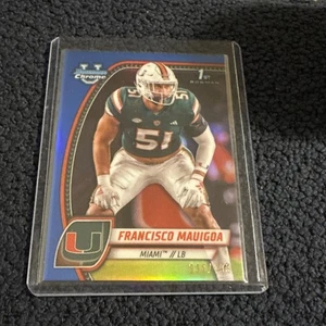 2024 Bowman Chrome U Francisco Mauigoa Blue Refractor /199 - Picture 1 of 4