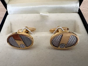 Vintage Dunhill Classic "d" logo cuff links in original presentation box - Picture 1 of 8