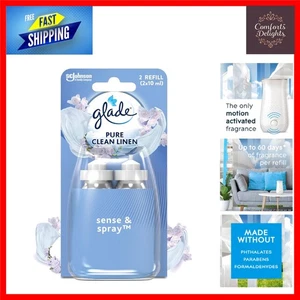 Glade Sense & Spray Air Freshener Refill, Clean Linen, 2 Refills (2 x 18ml) - Picture 1 of 7