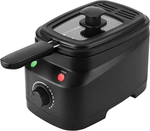 Mini Deep Fat Fryer Deep Fryer, 1.5L Deep Fat Fryers for Home Use Easy Clean - Picture 1 of 8