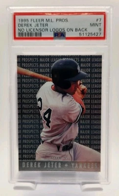 1995 Fleer Дерек Джетер #7 PSA 9 - Изображение 1 из 2