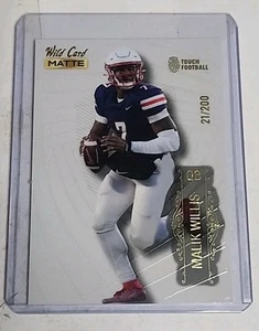 2022 Wild Card Matte Football White Touch Fußball 21/200 #MB-86 - Bild 1 von 2