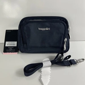 Baggallini Triple Zip Crossbody with Front Wallet F46812 Blau Neu Mit Etikett - Bild 1 von 11