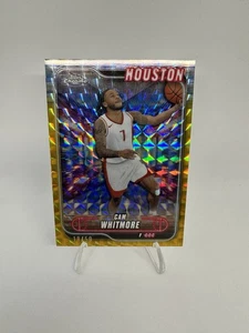 2024-25 Topps Chrome Cam Whitmore Gold /50 Houston Rockets - Bild 1 von 3