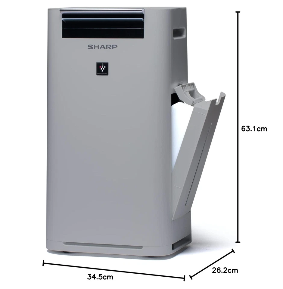 Sharp UA-HG40E-L Purificatore d'Aria e Umidificatore 240 m³/h per 26 m² Grigio - Immagine 1 di 1