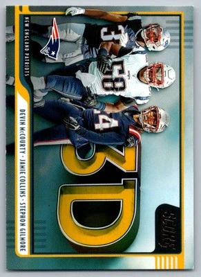 2020 Panini Stephon Gilmore New England Patriots #3D-SJD - Image 1 of 2